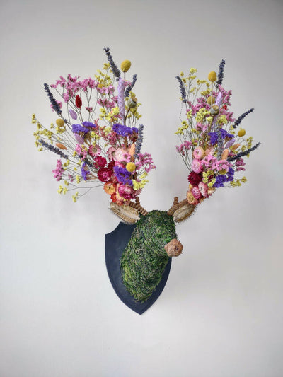 Meadow Botanical Stag Wall Mount
