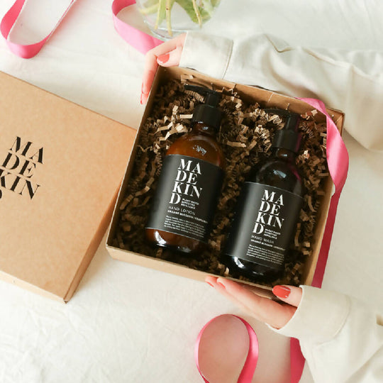 Gift Box with Natural Hand Wash and Hand Lotion