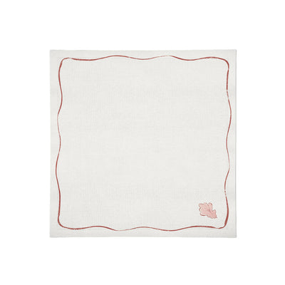 Oak Leaf Linen Napkins Set of 4