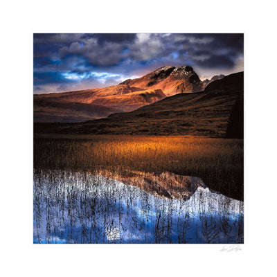 'Cuillin Winter Blue' - Extra Large Print on Paper or Canvas