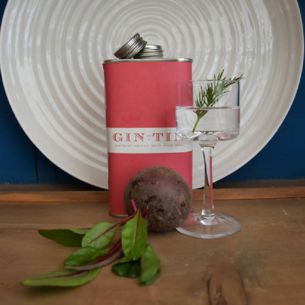 LONDON DRY BEETROOT, GRANNIE SMITH APPLE & DILL GIN IN A TIN | 50cl Tin