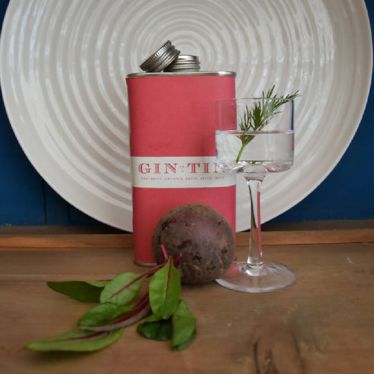 LONDON DRY BEETROOT, GRANNIE SMITH APPLE & DILL GIN IN A TIN - 50cl Tin