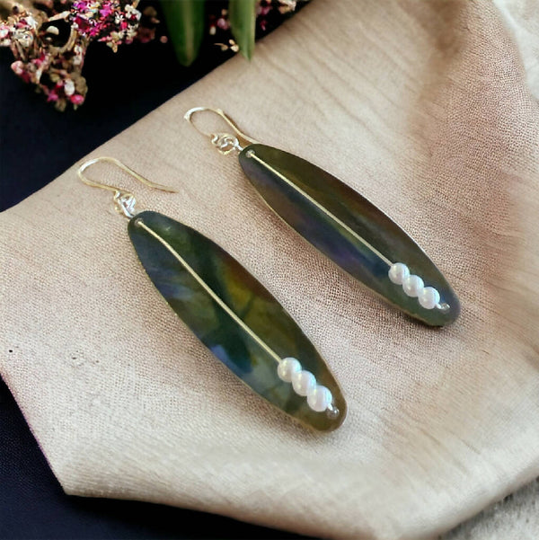 Endurio Inspired Pod Style Earrings