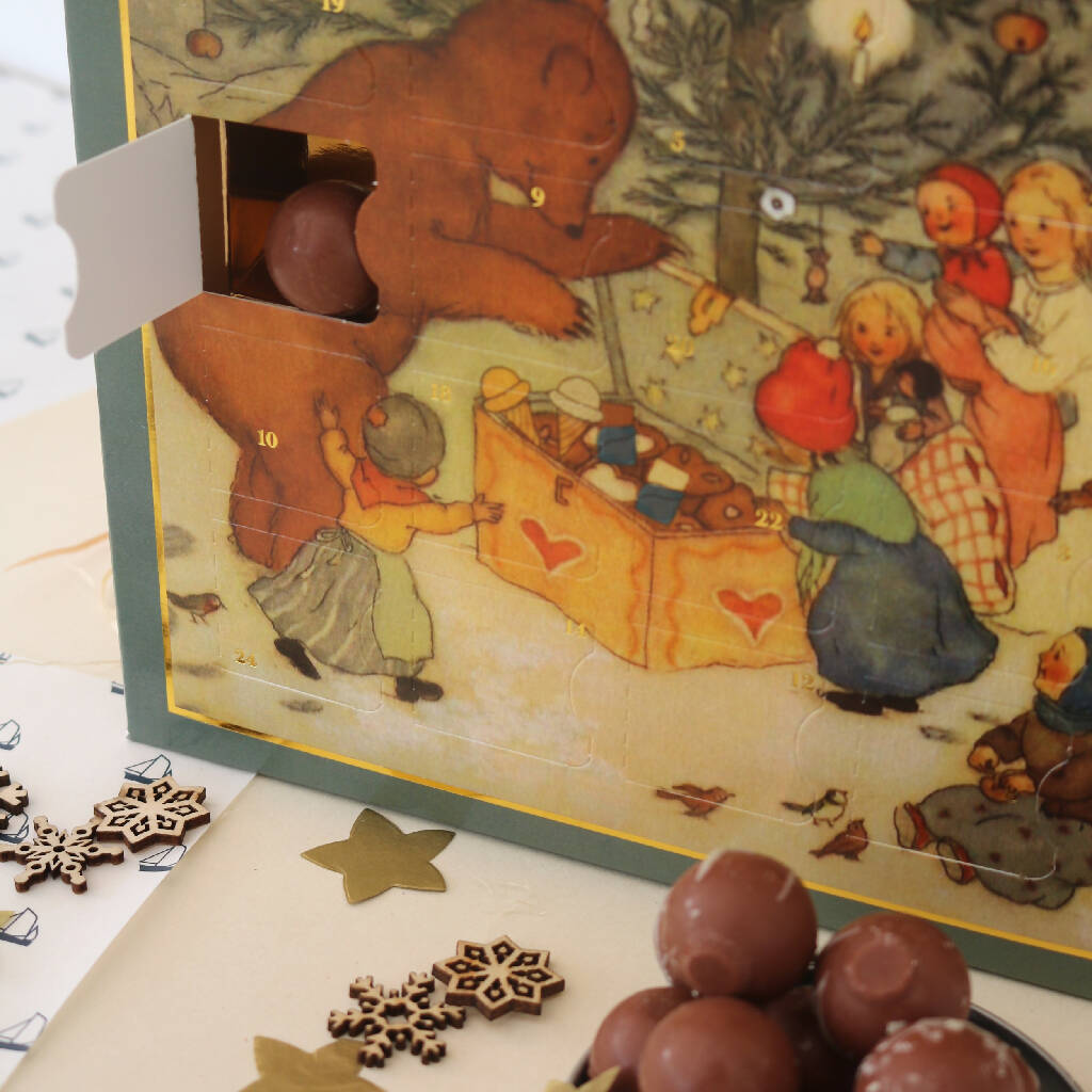 Butter Caramel Truffle Advent Calendar - Vintage Bear