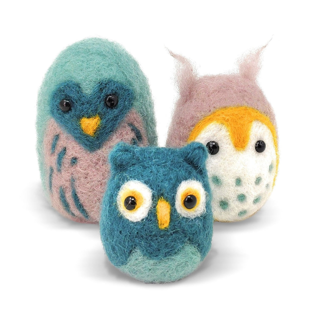 Owl Family Needle Felting Craft Kit