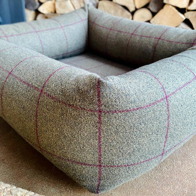 Heritage Classic Tweed Dog Bed With Fully Removable & Washable Covers