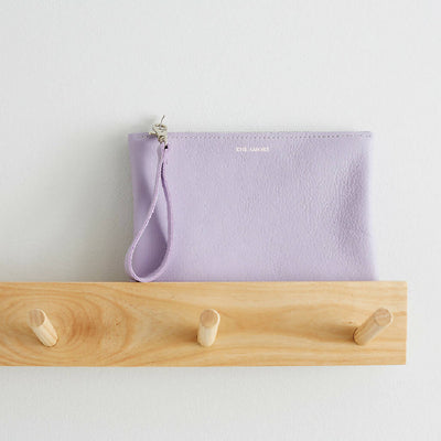 Colourful Leather Clutch Bag