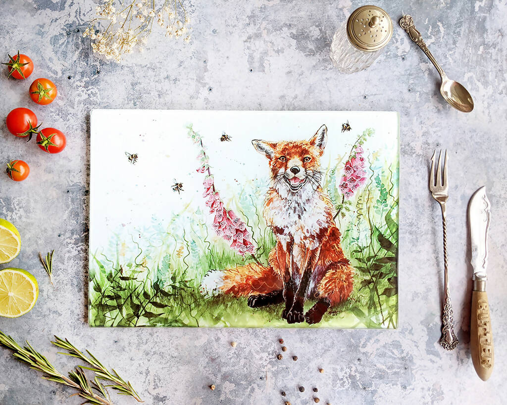 Fox Glass Placemat