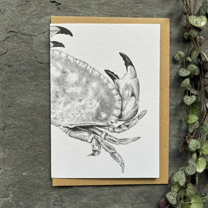 Crab Blank Greetings Card