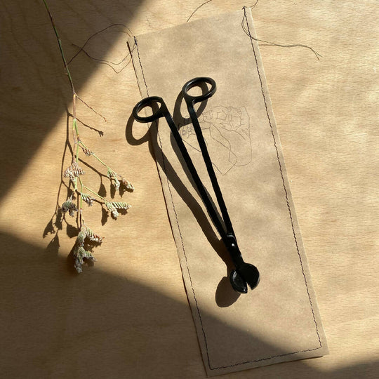 Bouclé Matte Black Candle Wick Trimmer