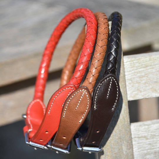 Mellbreak Plaited Leather Collar