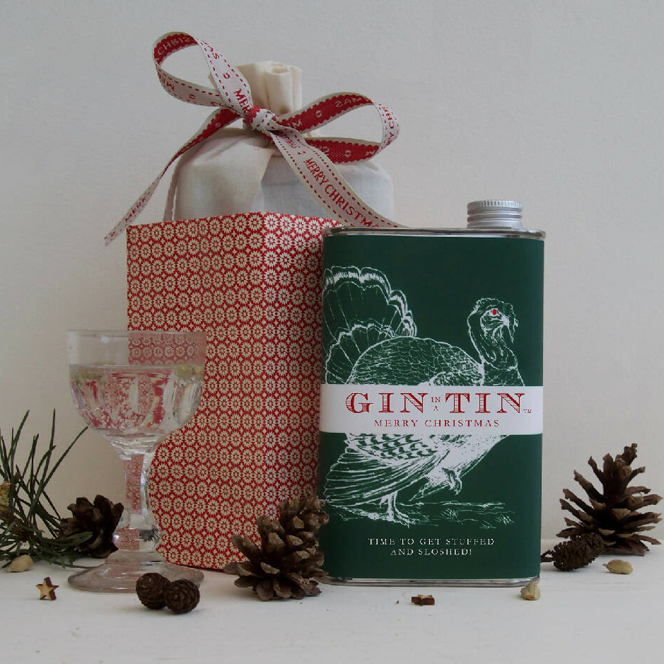 LIMITED EDITION: CHRISTMAS GIN, IN FESTIVE TINS