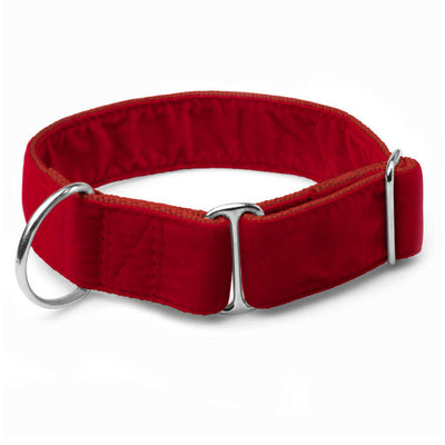 Velvet Collar Scarlet Red