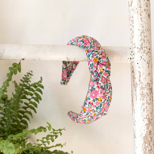 Liberty Padded Knot Headband - Betsy Ann E Print