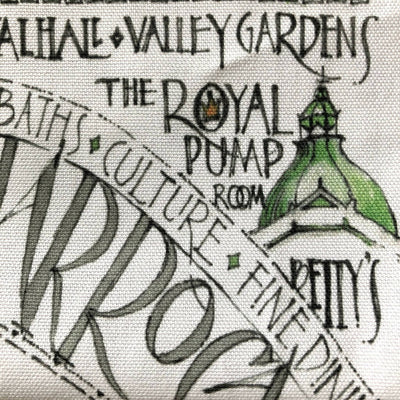 North Yorkshire cotton tea towel