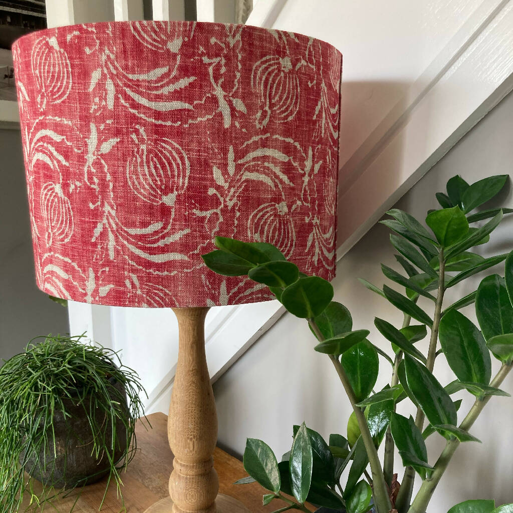 Pomegranate Double-sided 30cm drum lampshade