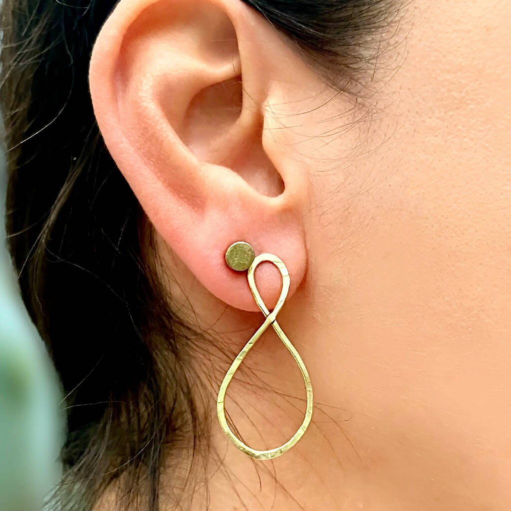 Infinite Earrings - in 9ct and 18ct ethical gold