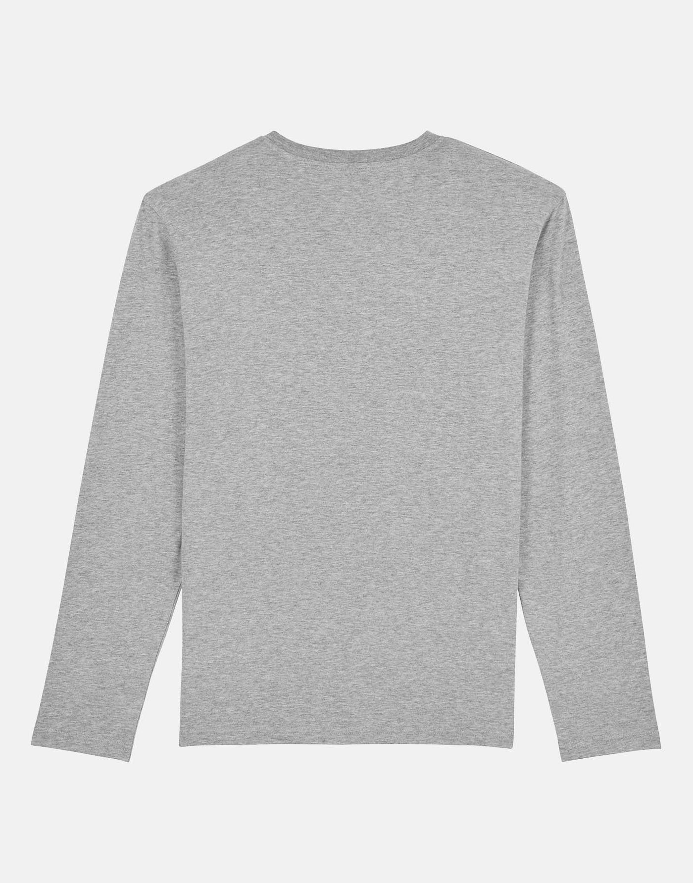 Men's Organic Cotton Jersey Long Sleeve T-Shirt – Grey Marl