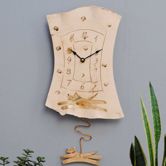 Dog Pendulum Wall Clock