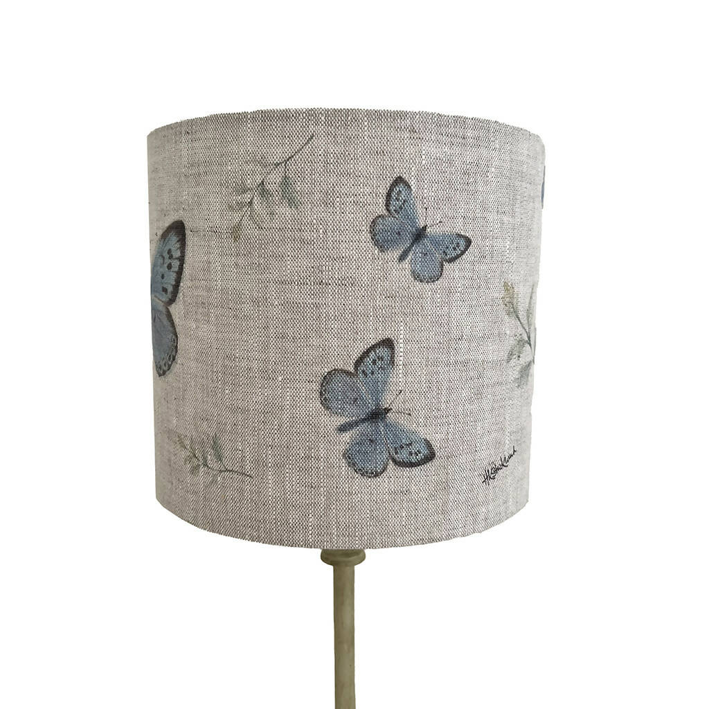 Blue Butterfly Lampshade