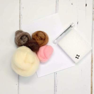 Sleepy Mice Needle Felting Craft Kit