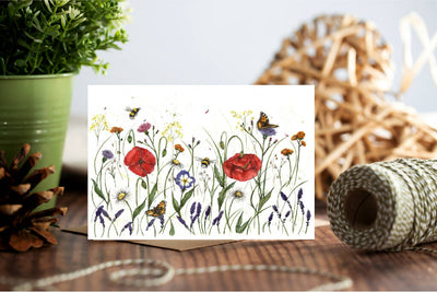 Wildflower Meadow Greeting Card