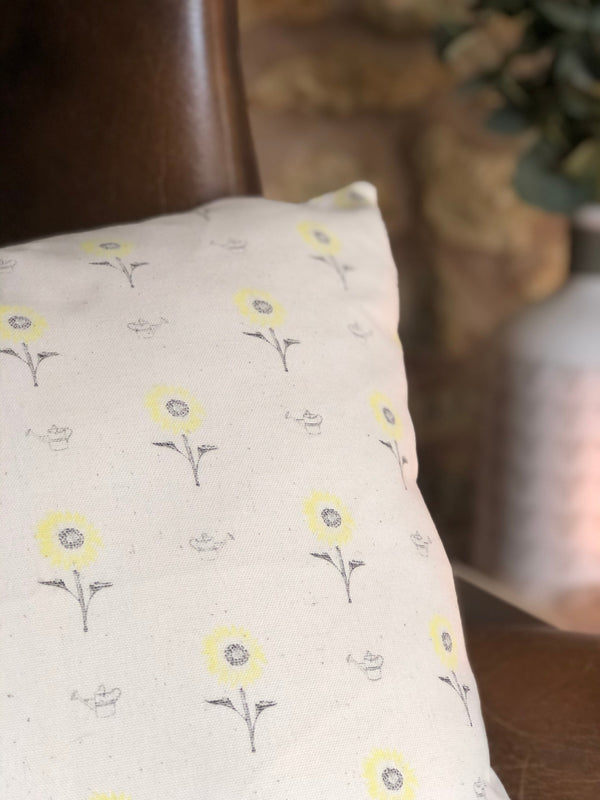 Cushion - 'Sunny Side Up' Sunflower