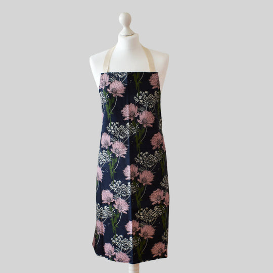 Calendula Apron in Blackcurrant