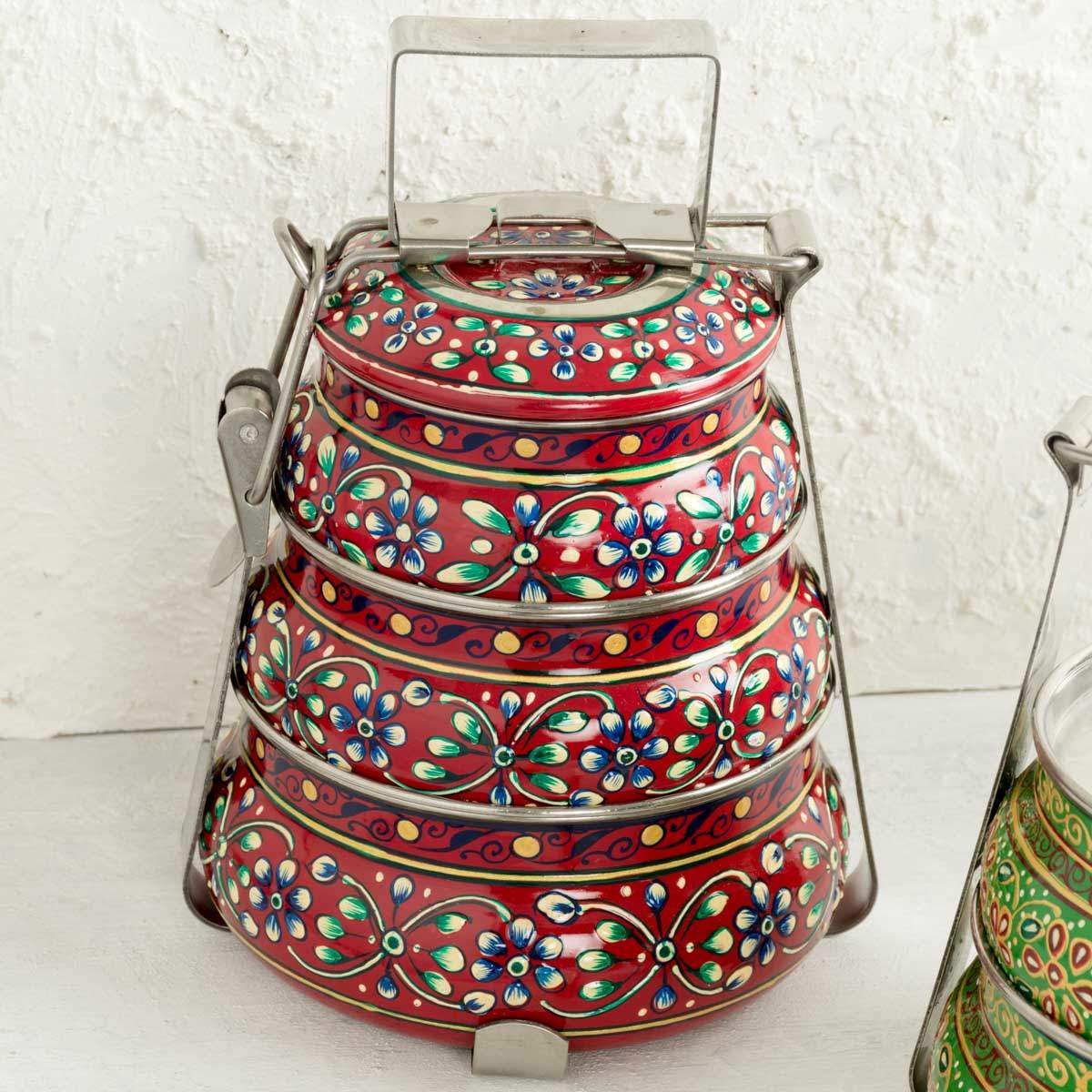 Tiffin Box with Three Tiers