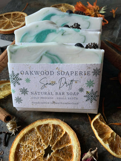 Snow Drift Handmade Christmas Soap