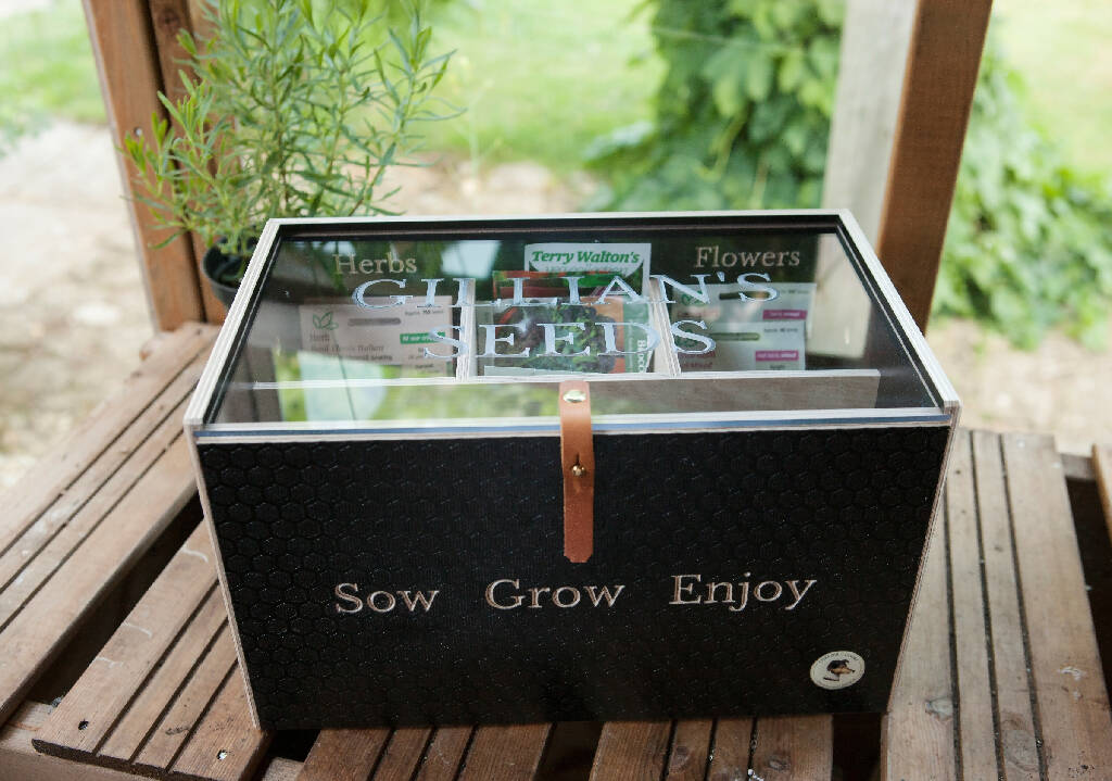 Wooden Seed Box Gift Set