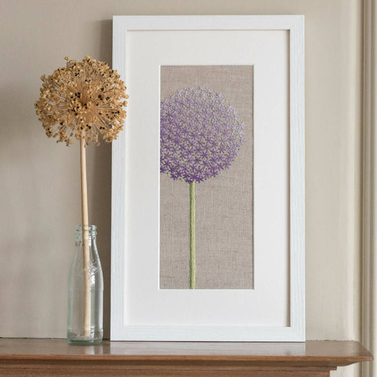 Allium Head Embroidery Kit