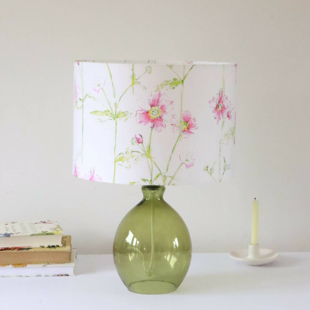 japanese-anemone-pink-flower-lampshade