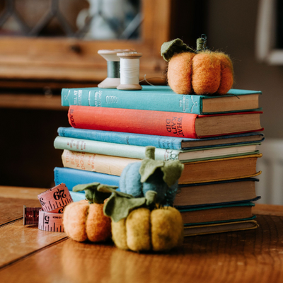 Wooly Pumpkins Needle Felting Craft Kit