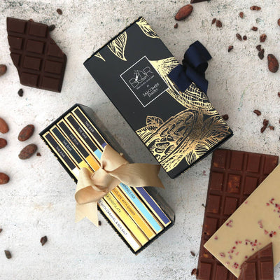 "Navy & Gold" Chocolate Gift Box - Select Your Flavours
