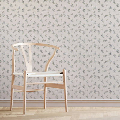 Forget-Me-Not Sustainable Wallpaper