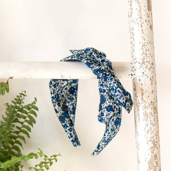 Liberty Side Bow Headband - Emma and Georgina B Print