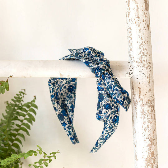 Liberty Side Bow Headband - Emma and Georgina B Print