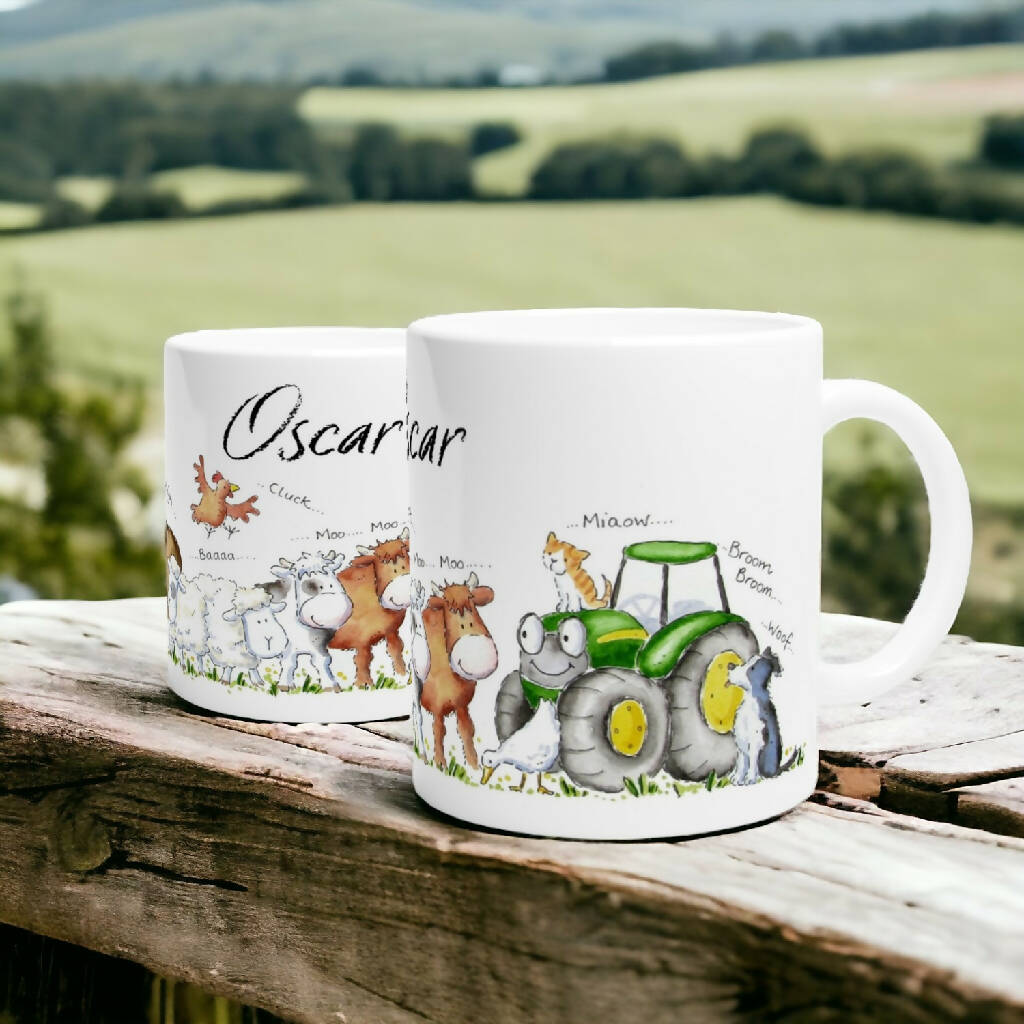 Farm personalised mug