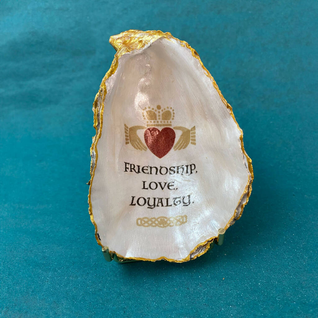 Claddagh Ring Oyster Ornament