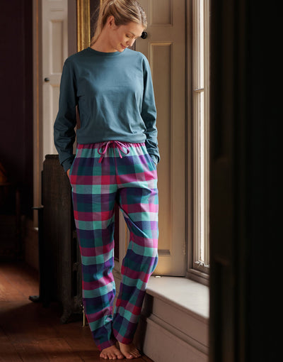 Women's Brushed Cotton Pyjama Trousers – Montrose Check