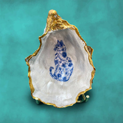 Cat Oyster Ornament