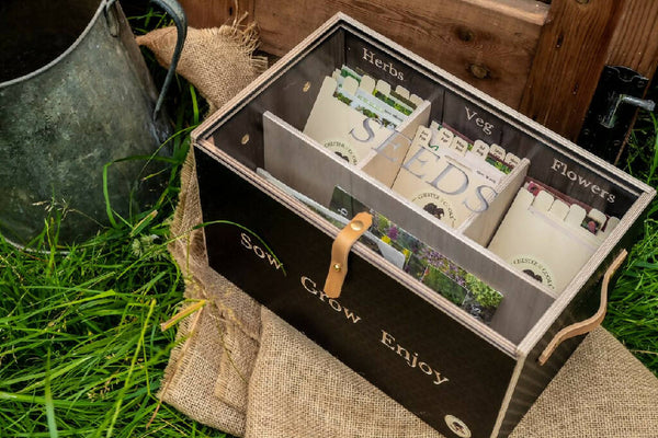 Wooden Seed Box Gift Set