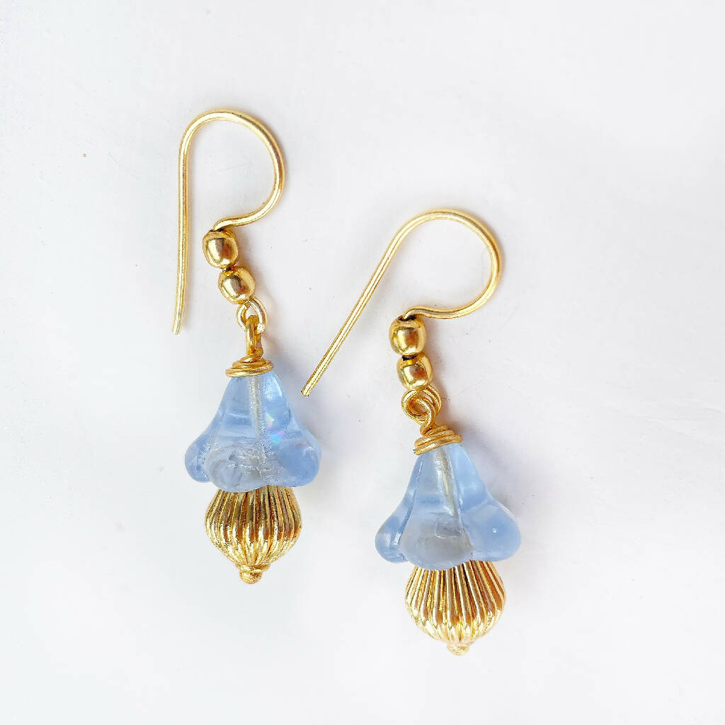 Bluebell 18ct Gold Plated Earrings