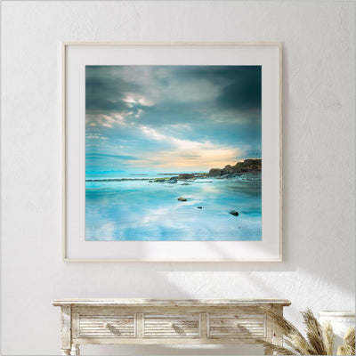 'Blue Dawn at Staffin Beach' - Large Print