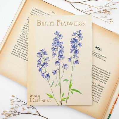 Birth Flower 2024 Wall Calendar