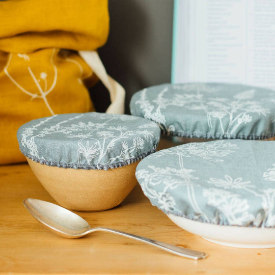 Reusable Linen Bowl Covers