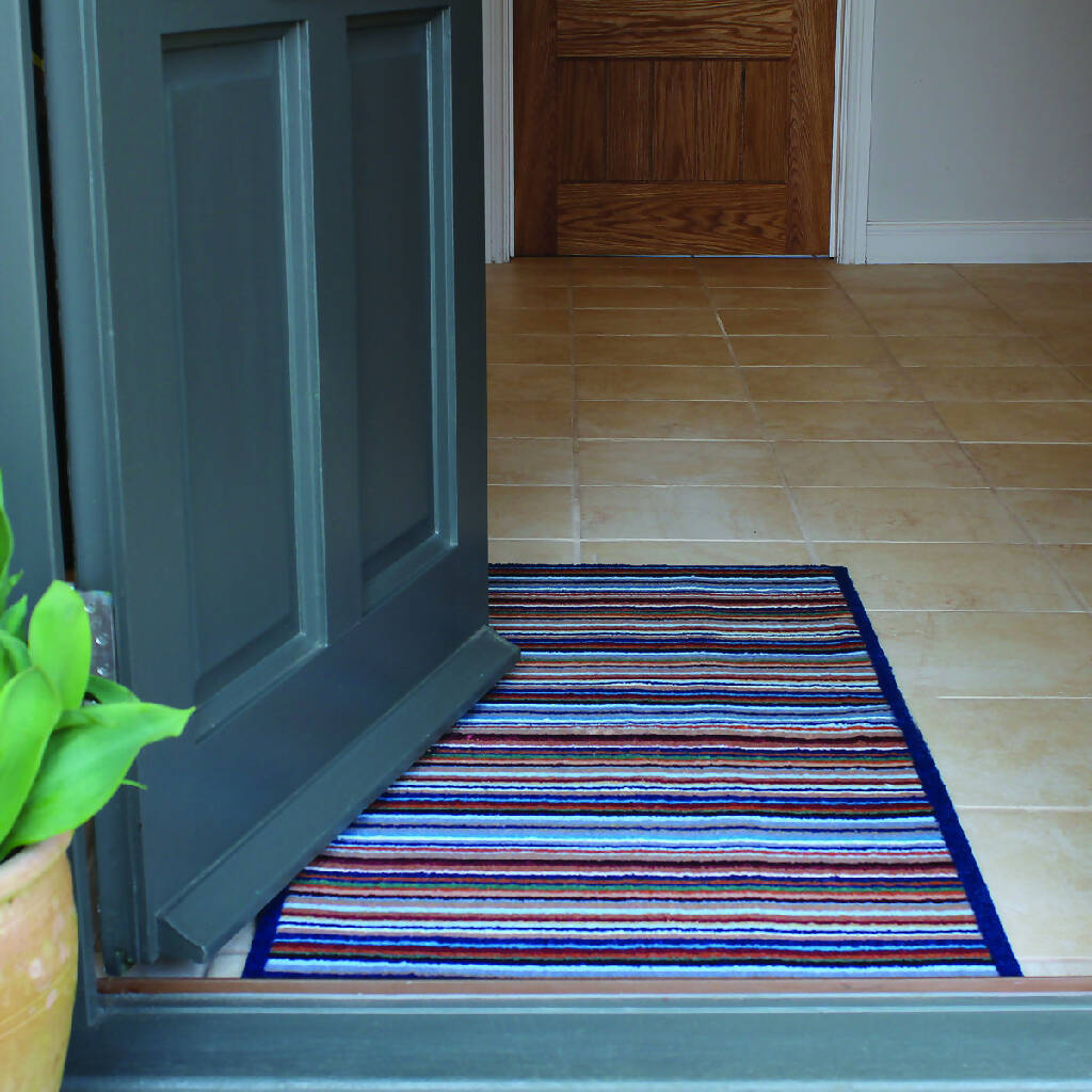 Bright Stripe Recycled Runner Doormat