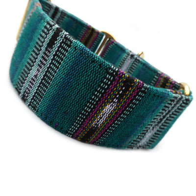 Bedouin Martingale Collar in Oasis Green