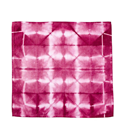 Set of 4 Linen Napkins - Vibrant Pink